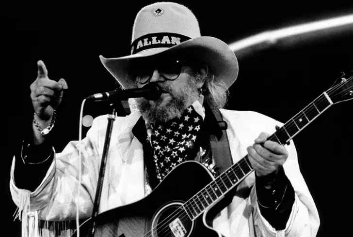 David Allan Coe outlaw style portrait
